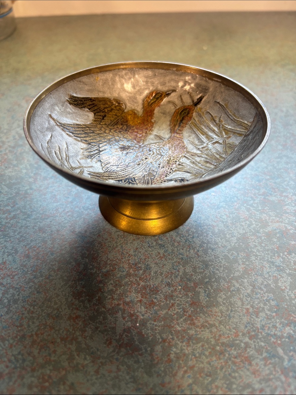 Decorative Brass Duck dish